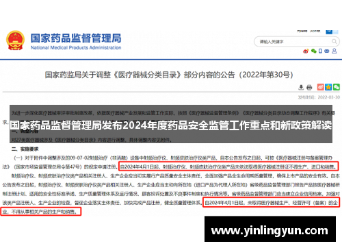 国家药品监督管理局发布2024年度药品安全监管工作重点和新政策解读
